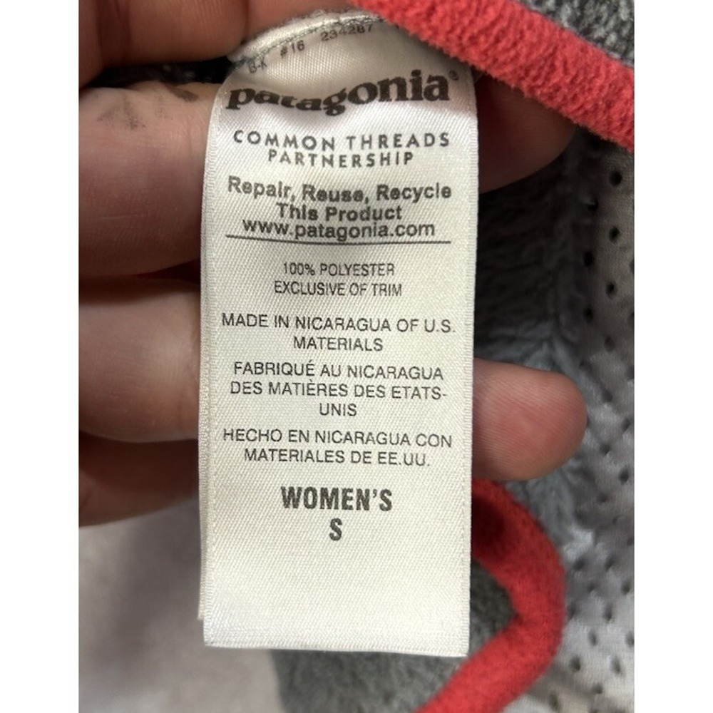 Patagonia Womens Size S Gray Long Sleeve Re-Tool Snap T Sweatshirt (S6) - Picture 6 of 7